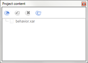 default project explorer panel